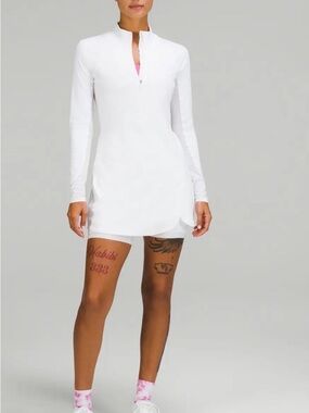 lululemon athletica White Long-Sleeve Tennis Dress